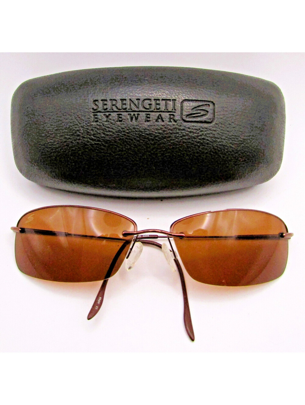 Men's Serengeti Polarmax Leggero Sunglasses Model 6906 and Original Case